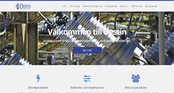 Desktop Screenshot of destin.se